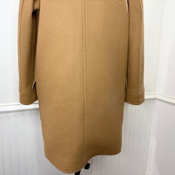 Madewell Size XS Lynnford Coat Wool Cashmere Blend Insuluxe Fabric Classic Camel - Picture 14 of 16